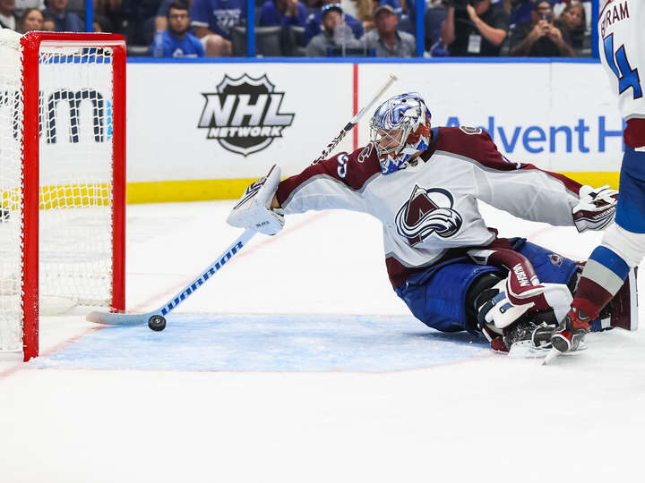 Pierre-Edouard Bellemare of the Tampa Bay Lightning wears a special News  Photo - Getty Images